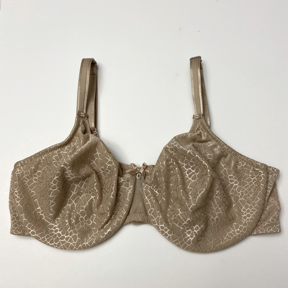 Chantelle Unlined Nude Bra Women size 34DD